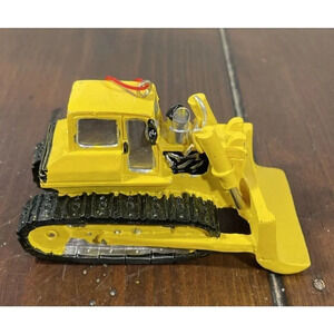 Bulldozer Black Yellow Christmas Holiday‎ Ornament NWT Cake Topper Construction